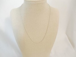 Department Store 17&quot; Sterling Silver Chain Necklace A649 - £21.05 GBP