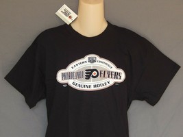 Philadelphia Flyers T-shirt Boys Youth Szie L 14/16 XL 18 Black NHL Hockey NEW - £11.58 GBP