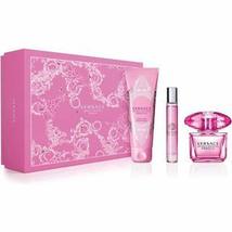 Versace Bright Crystal Absolu Perfume 3.0 Oz Eau De Parfum Spray 3 Pcs Gift Set image 3