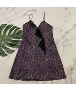 CC Courtney Vintage 90s Slip Nightie Lingerie Size S Purple Pink Floral ... - $31.12 CAD