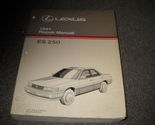 1991 Lexus ES250 ES 250 Service Shop Workshop Repair Manual OEM FACTORY - $118.83