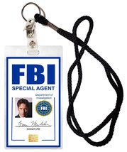 FBI Fox Mulder xfiles Novelty ID Badge Halloween Costume Movie Prop - £10.38 GBP