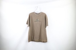 Vintage 90s Streetwear Mens Large Faded Spell Out Mackinac Island T-Shirt USA - £31.57 GBP