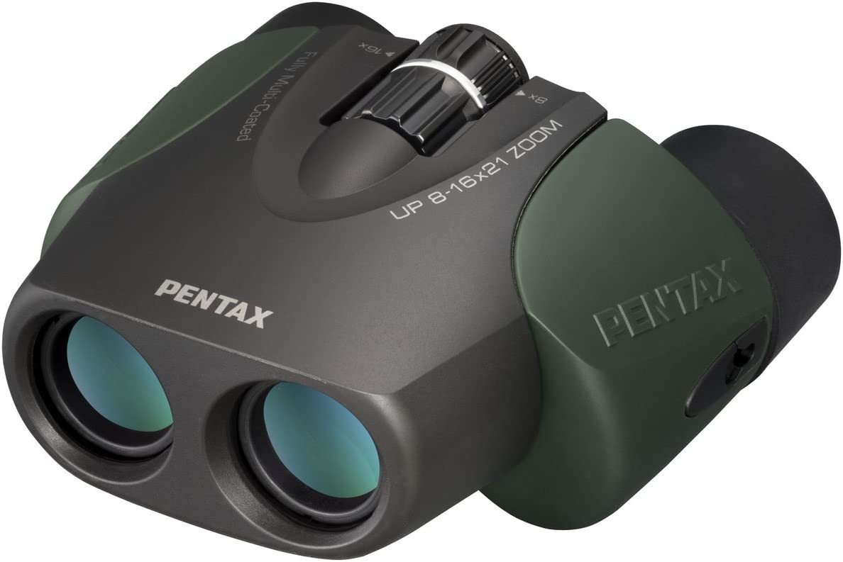 Up 8-16X21 Compact Zoom Binoculars From Pentax (Green). - $108.93