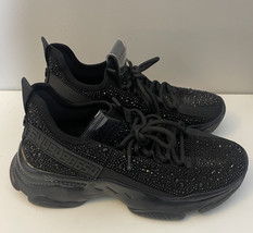 Women&#39;s Shoes Steve Madden MAXIMA Embellished Chunky Sneakers Charcoal B... - $39.99