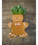 Happy Value Holidays Faux Succulent Gingerbread Man - €42,74 EUR