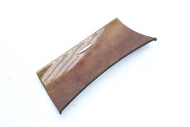 03-09 MERCEDES-BENZ W211 E350 CENTER CONSOLE ASHTRAY LID COVER WOOD E1295 image 3