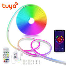 Tuya Smart Life WiFi LED Neon Light Strip 12V LED Strip RGB Neon Sign Ta... - $18.82+