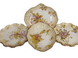 c1884 Royal Doulton Botanical Desert Service 8 pc - £242.88 GBP