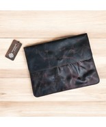 Handmade Leather File Folder – A4 Document Organizer – Executive Portfolio Gift - $89.00