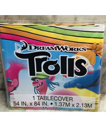 Ship N 24 Hours. New-Dreamworks Trolls 1 Plastic Tablecover 54x84 inches - €10,99 EUR