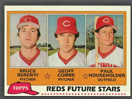 Cincinnati Reds Future Stars Bruce Berenyi Combe Householder 1981 Topps 606 - £0.39 GBP