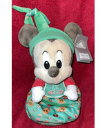 MICKEY MOUSE DISNEY BABIES HOLIDAY PLUSH 10&quot; NWT Gingerbread Blanket Pouch - £26.70 GBP