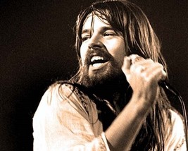 Bob Seger classic 1970&#39;s in concert holding microphone 8x10 inch photo - $10.99