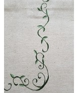 Herbal Garden Collection ~  Embroidered Pillow Sham ~ 20&quot; x 26&quot; ~ Linen/... - $20.52 CAD