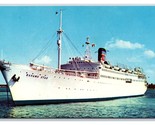 Eastern Steamship Lines Issued SS Bahama Star Ship UNP Chrome Postcard L18 - $2.92