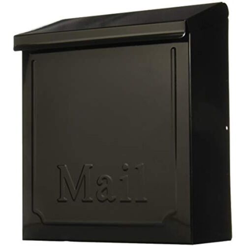 Gibrailtar THVKB001 Black Townhouse Wall Mount Mailbox, 10.1&quot; - $37.34