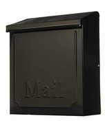 Gibrailtar THVKB001 Black Townhouse Wall Mount Mailbox, 10.1&quot; - $51.07 CAD