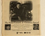 Harry Connick Jr Christmas Special Tv Guide Print Ad Carol Burnett TV1 - £4.72 GBP