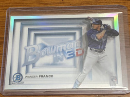 2022 Bowman Chrome Baseball Card Wander Franco Rays Rc #B3D-1 - $10.09