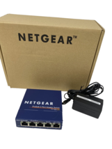 NETGEAR Prosafe 5 Port Gigabit Switch Model GS105 Refurbished - £15.14 GBP