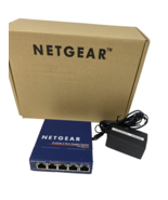 NETGEAR Prosafe 5 Port Gigabit Switch Model GS105 Refurbished - £15.14 GBP