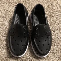 sperry top sider women size 5M black float Shoes Non Marking 61973 - $33.42 CAD