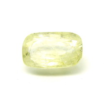 3.4Ct Natürlich Hellgelb Saphir Kissen Facettierter Edelstein - £39.68 GBP