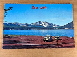 Vintage Postcard, Oregon, Central Oregon, East Lake, La Pine, Oregon, Fishing - $4.75