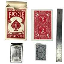 Big Bicycle 8082 Vintage Jumbo Playing Card Deck Red Ohio USA No UPC Rider Back - £23.02 GBP