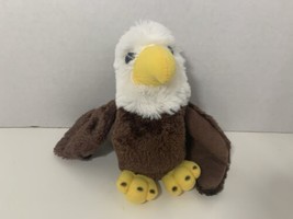 Wild Republic K&amp;M bald eagle small plush beanbag stuffed bird toy - £6.32 GBP