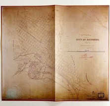 Map Richmond Virginia Civil War Reproduction 12 x 10.5&quot; Military History... - $19.99