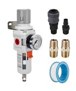 Nanpu 1/2&quot; Npt Compressed Air Filter Regulator Combo Piggyback, 5, 150 P... - $48.99