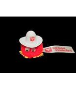 VTG 70-80s AT&amp;T Wuppet Weepul Red Googly Eye Fuzzy PomPom Bar S Food Adv... - $29.69