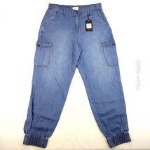 Serra Retreat Jeans Women's 8/29 Cargo Lyocell Banded Ankle By Joie Rucker - $23.99