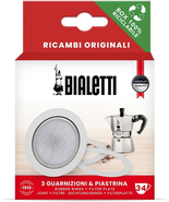 Spare Parts, Includes 3 Gaskets and 1 Plate, Compatible Moka Express, Fi... - $231.75 MXN