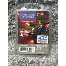 Festive Twinkling Lights Better Homes &amp; Gardens Holiday Edition Scented Wax Cube - $9.42