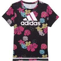 adidas Big Girls Printed Box T-Shirt - Short Sleeve L(14) - £17.16 GBP