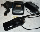 Kenwood TK-3302U-K vhf fm Two-Way Radio W Mic And Charger as pictured #1... - $53.01