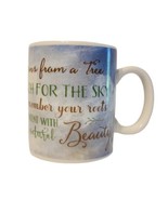 Lessons From a Tree Printed Large Coffee Tea Porcelain Mug MINT - £11.77 GBP