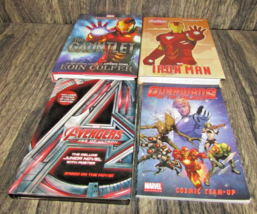 4 Marvel Superheroes Books Iron Man &amp; The Gauntlet-Avengers Ultron-Guardians - £13.99 GBP