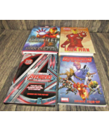 4 Marvel Superheroes Books Iron Man &amp; The Gauntlet-Avengers Ultron-Guard... - $17.81