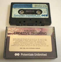 CREATIVE THINKING Konicov POTENTIALS UNLIMITED Subliminal Hypnosis CASSE... - $19.99