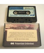CREATIVE THINKING Konicov POTENTIALS UNLIMITED Subliminal Hypnosis CASSE... - £15.65 GBP