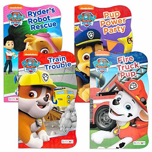 Nick Jr Paw Patrol Board Book Combo ~ 4 Shaped Board Books for Toddlers Kids - $15.19