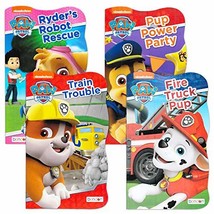 Nick Jr Paw Patrol Board Book Combo ~ 4 Shaped Board Books for Toddlers Kids - £12.09 GBP