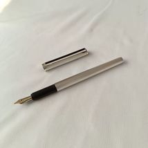 Dunhill Fountain Pen by Montblanc with Gemline Silver Plated Barleycorn - $349.97