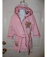 Nick &amp; Nora Pink Hooded Sock Monkey Attached Belt Size 2T Girl&#39;s EUC - $413.05 MXN