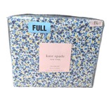 Kate Spade Cotton Percale Shabby Chic FULL Sheet Set Blue/Yellow Flowers... - $68.31