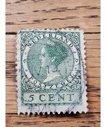 Netherlands Stamp Queen Wilhelmina 5c Used 147 - $49.34 MXN